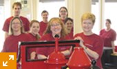 Helping out at Ronald McDonald House