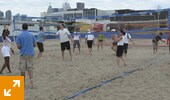 The Metro North team spends time outside during the 2010 Summer Fun Day