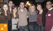 The Metro North office celebrates at the 2010 UFE Party