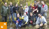 Planting trees for Comité ZIP Ville-Marie