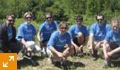 The Waterloo team greening things up during a Team Volunteer Day