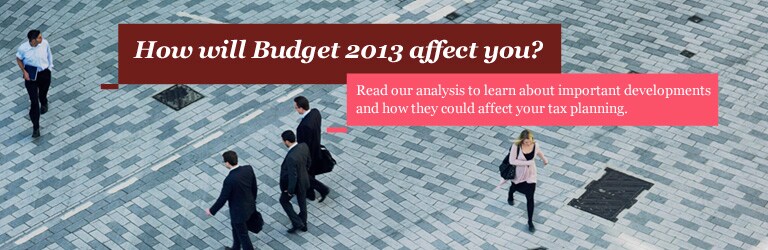 How will Budget 2013 affect you?