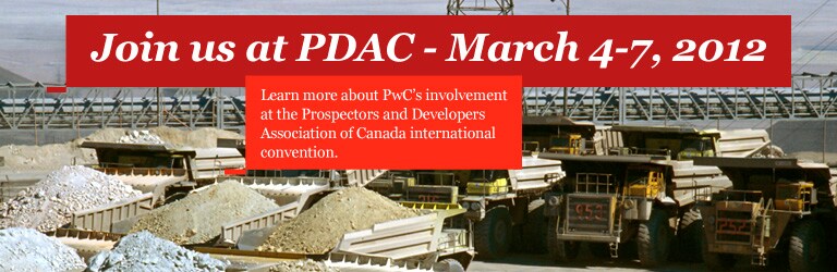 Join us at PDAC - March 4-7, 2012