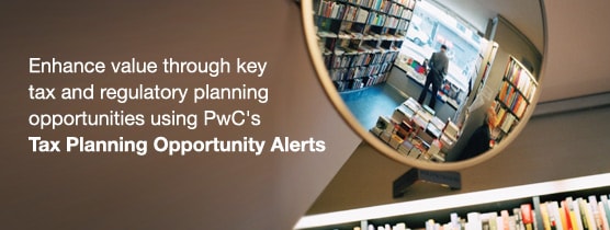 In our current economic recession, tax departments must stay informed of Canada Revenue Agency changes and leverage recovery opportunities whenever they arise. PwC's Tax Planning Opportunity Alerts can help fill the information gap to keep you up to date on tax changes and to capitalize on your recovery.