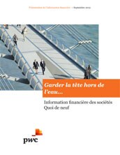 Présentation de l’information financière, septembre 2012