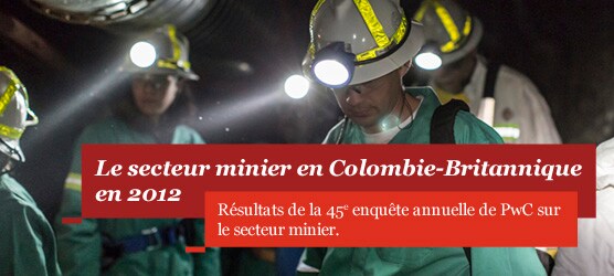 Le secteur minier en Colombie-Britannique en 2012