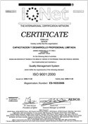 Certificación ISO 9001 NCH 2728
