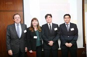 Rafael Ruano, Socio; Ivania Peric, Senior Manager; Marcelo Guerra, Senior Manager y Carlos Lizana, Gerente, todos de PwC Chile.