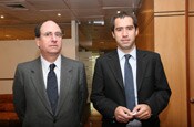 Rafael Lira, Jefe Departamento Legal y Antonio Dittborn, Abogado, ambos de Besalco.