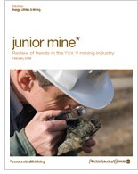 Junior Mine - Review of trends in the TSX-V mining industry