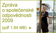 Zpráva o společenské odpovědnosti za finanční rok 2009 (pdf 1,84 MB) 