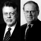 David W. Smith (à gauche) et Tom C. O'Neill (à droite) s'unissent pour diriger le nouveau cabinet PwC.