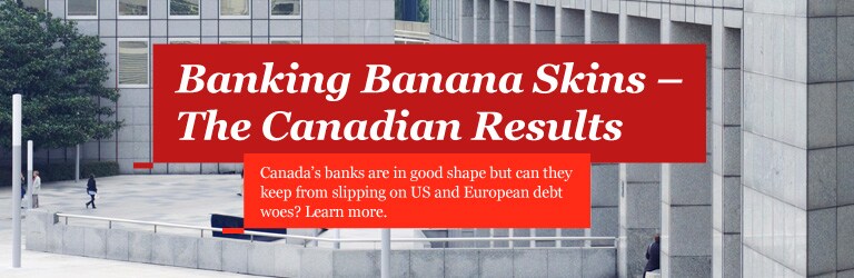 Banking Banana Skins – The Canadian Results
