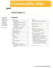Commodity clips, 2012 Issue 2