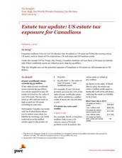 U.S. estate tax exposure for Canadians (Revised edition, February 5, 2013)