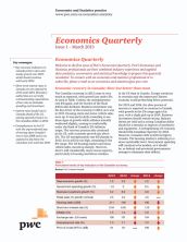 Economics Quarterly Newsletter - Issue #1