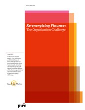 Re-energizing Finance: The Organization Challenge