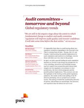 2012-05-01 Audit committees - tomorrow and beyond, Global regulatory trends