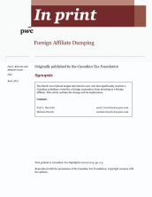 In Print: Foreign Affiliate Dumping