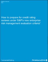 How to Prepare for Credit Rating Reviews under S&P's New Enterprise Risk Management Evaluation Criteria