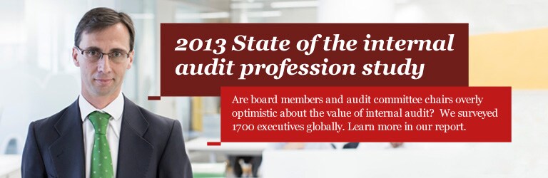 2013 State of the internal audit profession study