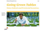 Going Green Tables: Select Federal and Provincial Incentives