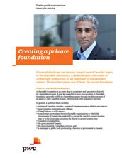Creating a private foundation