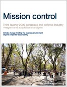 Mission control: Aerospace and Defense M&A analysis - Third quarter 2009