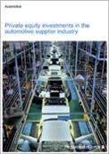 Private equity investments in the automotive supplier industry