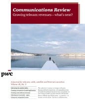 Communications Review Growing telecom revenues – what’s next?