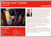 Global Mine* Bulletin - February 2008