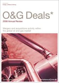 Oil & gas deals: 2008 annual review - Mergers and acquisitions activity within the global oil and gas market 