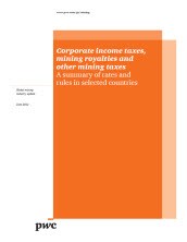 Corporate income taxes, mining royalties and other mining taxes