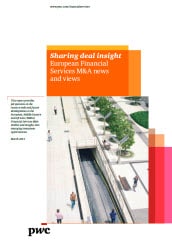 Sharing deal insights - European Financial Services M&A news and views, March 2013