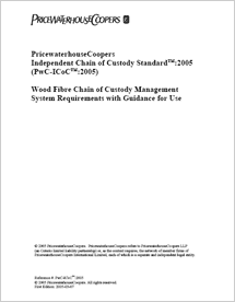 Independent Chain of Custody Certification Standard 2005