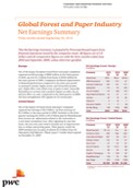 Global Forest and Paper Industry: Net earnings summary - Three months ended 30 Sept 2010