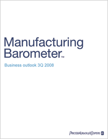 3Q 2008 Manufacturing Barometer