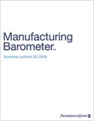 3Q 2008 manufacturing barometer: Global economic concern runs high amidst US industrial manufacturers