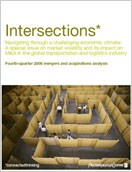 Intersections: Fourth-quarter 2008 Transportation & Logistics Mergers and Acquisitions Analysis