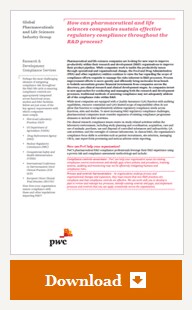 How can pharmaceutical and life sciences companies sustain effective regulatory compliance throughout the R&D process?