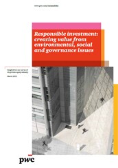 Responsible investment: Creating value from environmental, social and governance issues