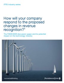 How will your company respond to the proposed changes in revenue recognition?