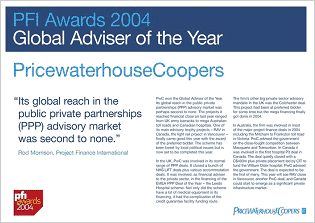 Project Finance International Awards