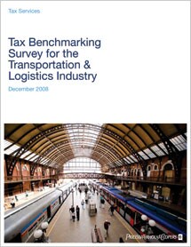 Tax Benchmarking Survey for the Transportation & Logistics Industry: December 2008