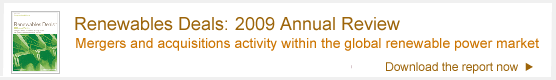 Renewables Deals 2009 Annual Review