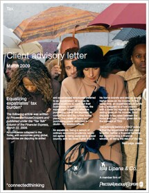 Client Advisory Letter March 09 cover