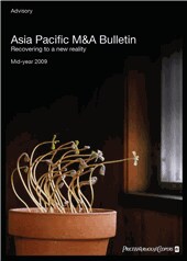 Asia Pacific M&A Bulletin Mid-year 2009