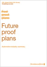 12th Annual Global CEO Survey - Automotive industry summary