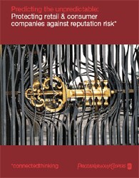 Predicting the Unpredictable: Protecting Retail and Consumer Companies Against Reputation Risk