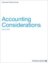 Accounting considerations: Spring 2008